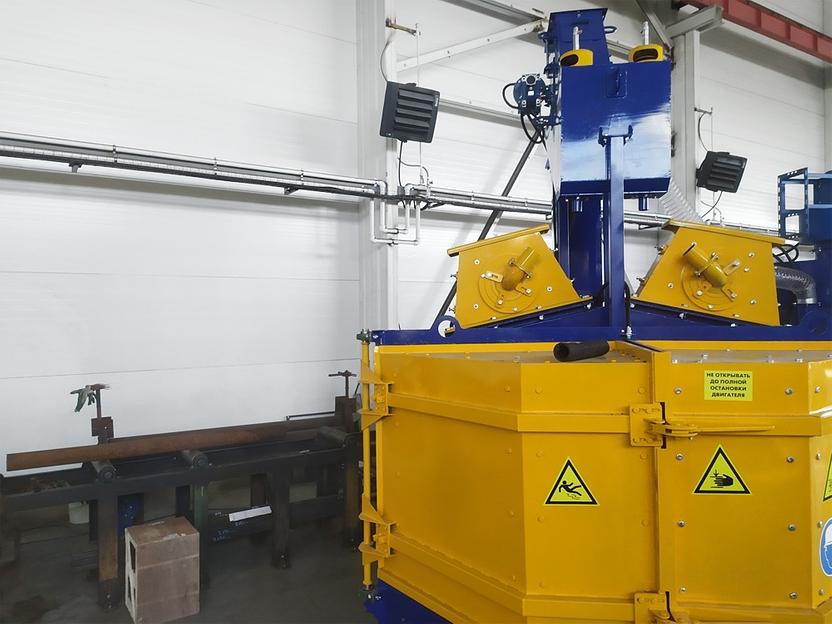 Дробеметная установка с поворотным столом фото 2