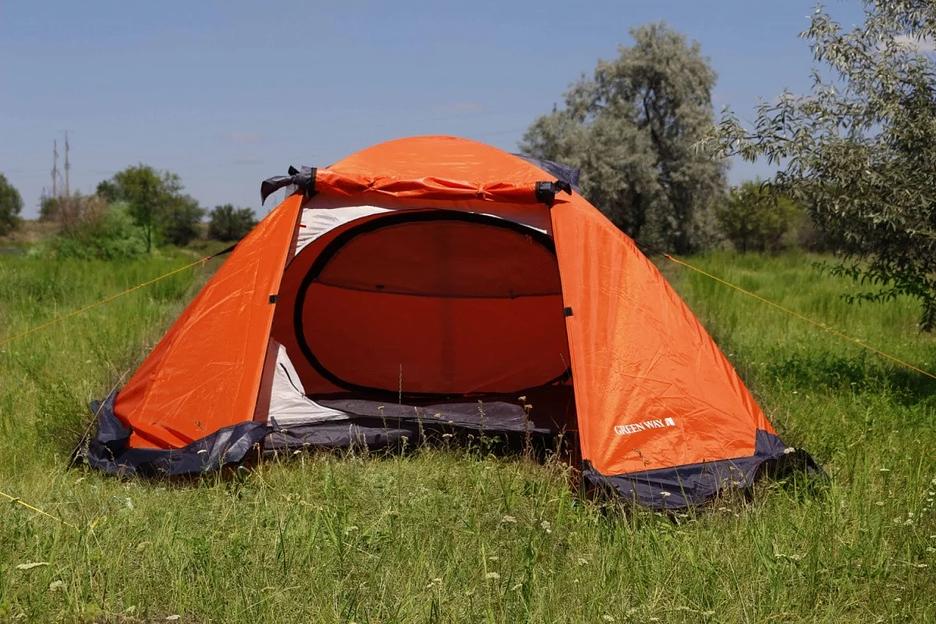 Палатка Green Way «Алатау» двухместная оранжевый ОПТ фото 5