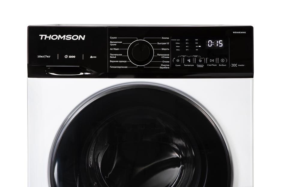 Стирально-сушильная машина THOMSON WD30E10I02 10/7 кг 1200 об фото 2