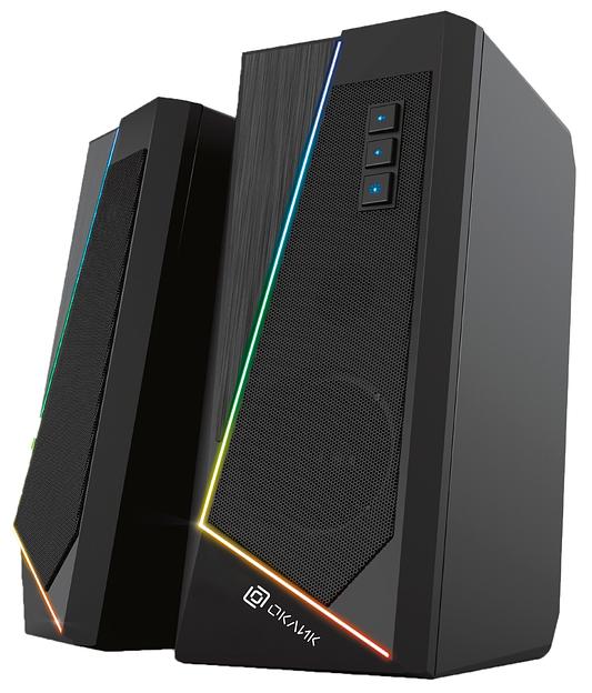 Колонки Оклик OK-125 2.0 черный 12Вт фото 1