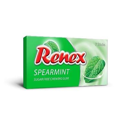 Жевательная резинка без сахара Renex, мини-пластинки 12,5 г ОПТ фото 1