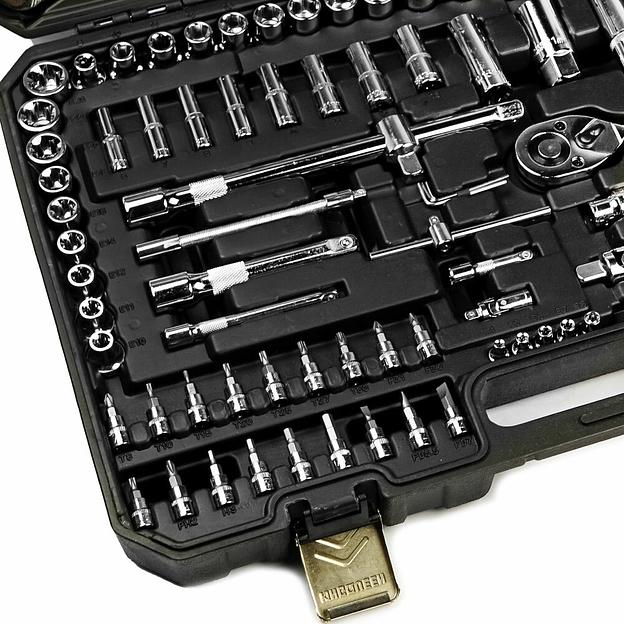 Набор инструментов KINGQUEEN 160 Предметов WIB-90003-24 фото 8