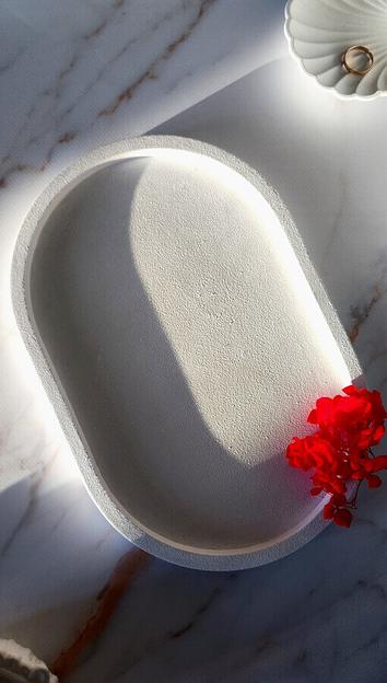 Интерьерный поднос овальный, XL ОПТ фото 1