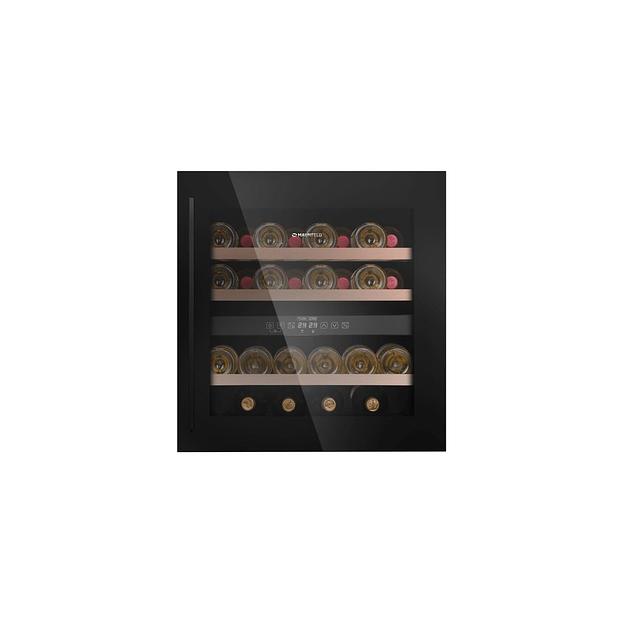 Винный шкаф MAUNFELD MBWC-92D36, 59.5см, черный фото 1