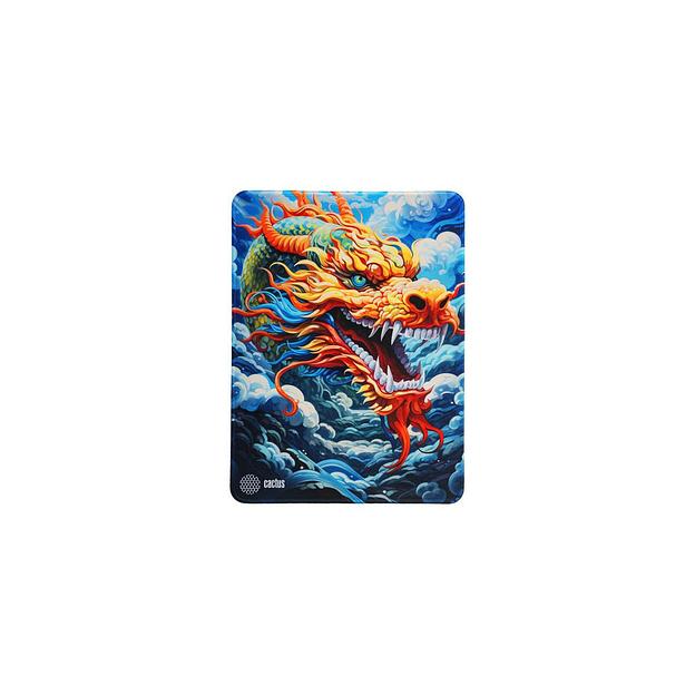 Коврик для мыши Cactus Colorful Dragon рисунок, ткань, 400х300х3мм [cs-mp-pro08xl] фото 1