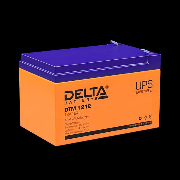 Батарея ибп delta dtm 1212 Delta Аккумуляторная батарея для ИБП DTM 1212 (12V/12Ah) (DTM 1212) фото 1