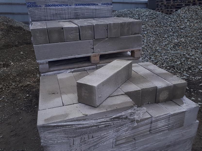 Блок-брусок газобетонный 600х150х150 Новосибирск фото 1