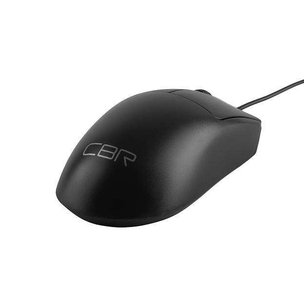 CBR CM 125 Black USB, Мышь офисн., 1000dpi, 3 кн., 1,8 м фото 1