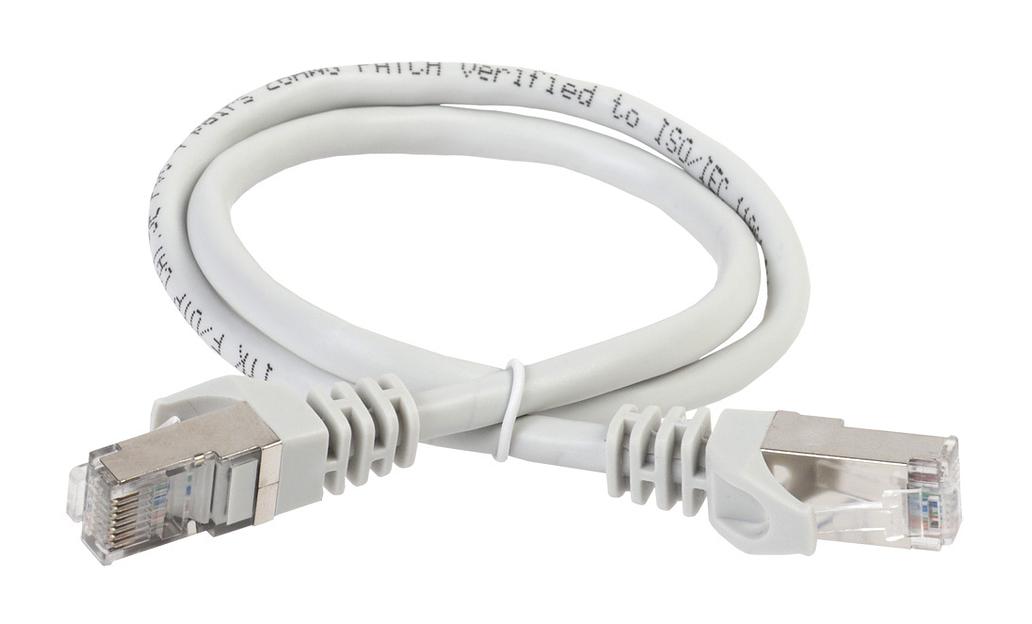 Патч-корд ITK PC01-C5EF-1M5 FTP вилка RJ-45-вилка RJ-45 кат.5е 1.5м серый ПВХ (уп.:1шт) фото 1