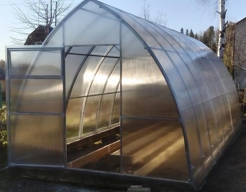 Теплица вытязь повышенной прочности 3×6 м, шаг 65 см фото 2