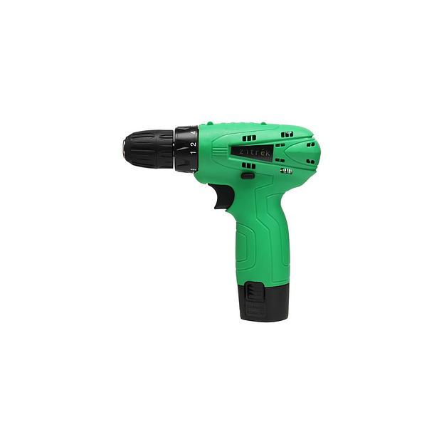 Дрель-шуруповерт ZITREK Green 12-Li, 1.5Ач, с двумя аккумуляторами [063-4072] фото 1