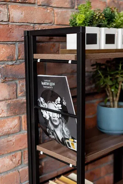 Стеллаж металлический, с полками из ЛДСП 605х290х1193 мм фото 4