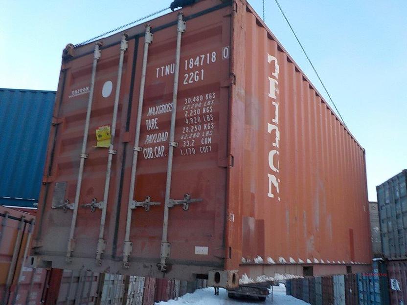 Сухогрузный морской контейнер 20 футов (высокий) фото 1