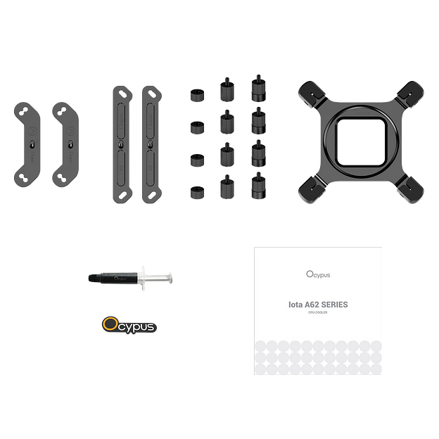 Жидкостная система охлаждения Cooler Ocypus Iota A62 WH White 260W/All Intel/ AMD AM* /Digital display/ 2 fans / Screws фото 7