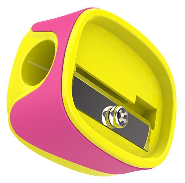 Точилка для карандашей ручная Deli ER00903 U-touch 1 отверстие пластик/резина ассорти туба фото 5