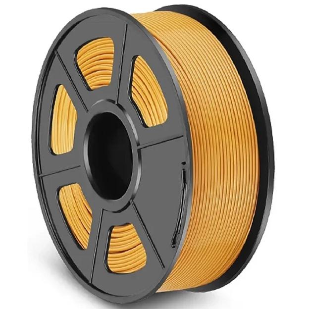 Филамент NVPRINT PLA Gold для 3D печати диаметр 1.75мм длина 330 метров масса 1 кг фото 1