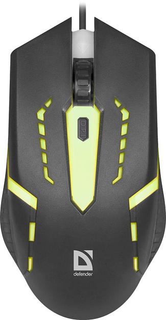 Мышка USB OPTICAL HIT MB-601 BLACK 52601 DEFENDER фото 3