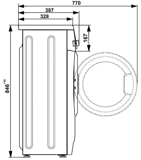 Стиральная машина Атлант СМА-40 М 102-00 класс: A+ загр.фронтальная макс.:4кг белый фото 7