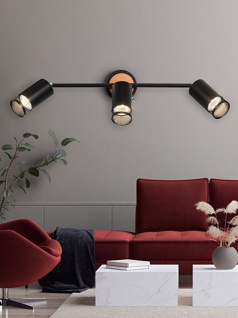 Светильник настенно-потолочный спот Lili 7020-703 3 * GU10 25 Вт поворотный с выключателем Rivoli Б0051229 фото 1