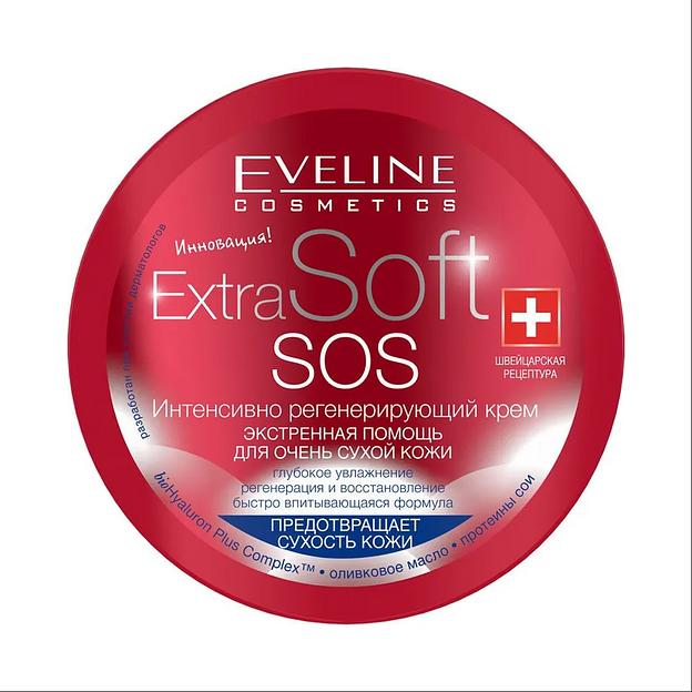 Крем интенсивно регенерирующий «Extra soft SOS» от Eveline 200 мл опт фото 2