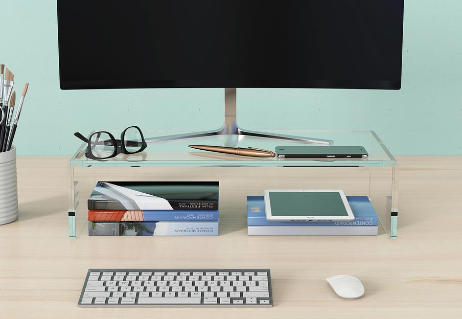 Подставка под монитор Cactus CS-MR-PL прозрачный фото 5