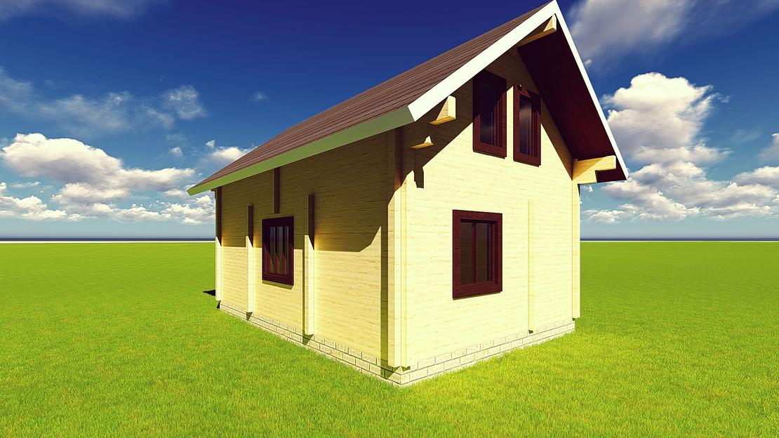 Проект дома ДБ-87-5 8,8x6 фото 2