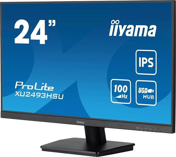 Монитор Iiyama 23.8" ProLite XU2493HSU-B7 черный IPS LED 1ms 16:9 HDMI M/M матовая 1300:1 300cd 178гр/178гр 1920x1080 100Hz DP FHD USB 3кг фото 3