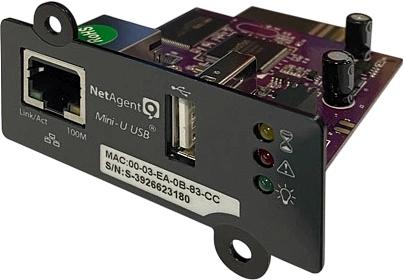 Адаптер SNMP Powercom DS807 10M/100M 1-port Internal NetAgent USB фото 1