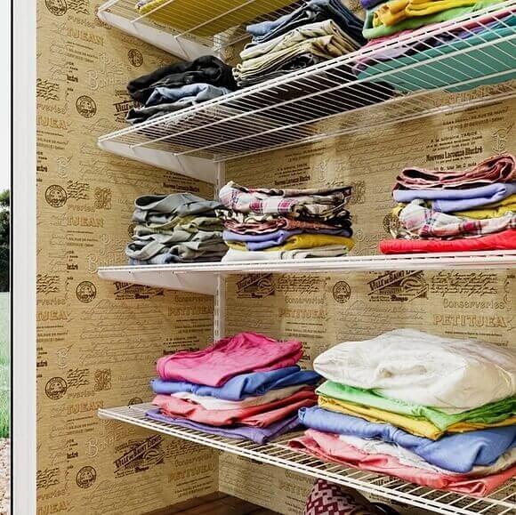 Система хранения «Гардеробная из полок белая 450» фото 1