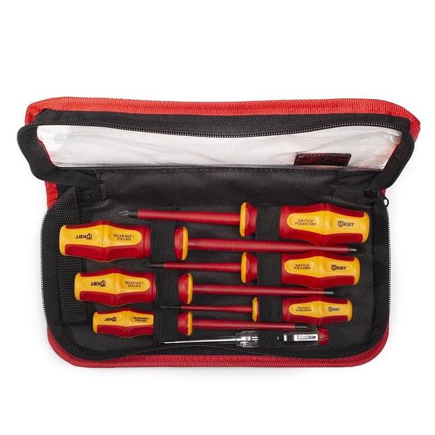 Набор диэлектрических отверток НИО-07 серия ПРОФИ фото 1