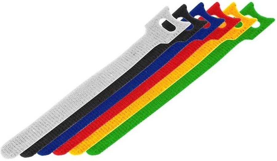 Хомут-липучка Rexant 07-7210 210x16мм (упак:12шт) полиамид фото 1