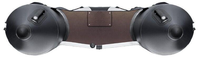 Лодка Ривьера 3600 СК Компакт, 3600*1600*460 мм., цвет: серый-черный фото 5