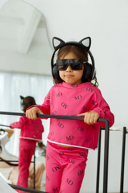 Свитшот MINI DI «Моника» MD на розовом, арт.810/60 ОПТ фото 3