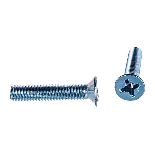 Винт DIN 965 M4х8 4.8 оц 100 шт с потайной головой оцинкованный фото 1