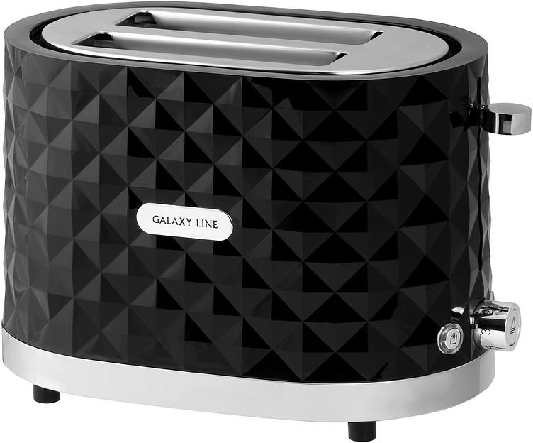 Тостер Galaxy Line GL 2912 1200Вт черный фото 2