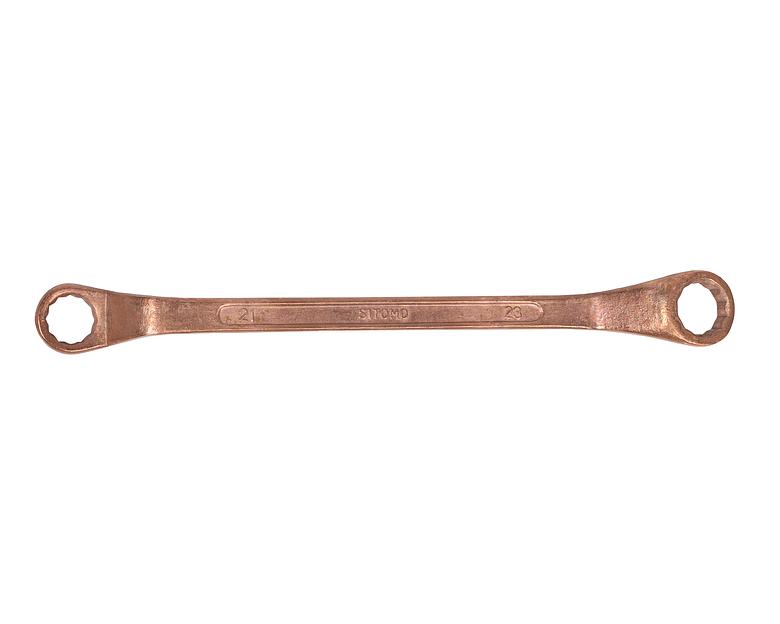 Ключ накид. двуст. 21x23 омедн. SIT с поверкой фото 1