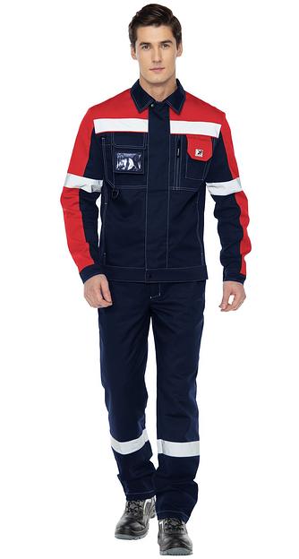 Костюм «Виват» тёмно-синий, красный ОПТ фото 1