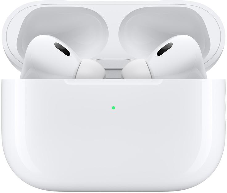 Гарнитура внутриканальные Apple AirPods Pro 2 2023 A3047/A3048/A2968 белый беспроводные bluetooth в ушной раковине (MTJV3ZA/A) фото 2