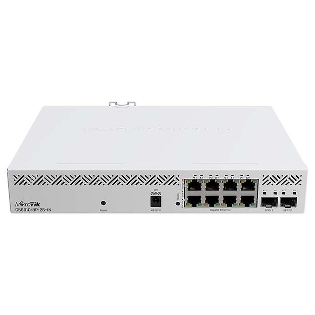 Коммутатор MikroTik Cloud Smart Switch CSS610-8P-2S+IN управляемый фото 1