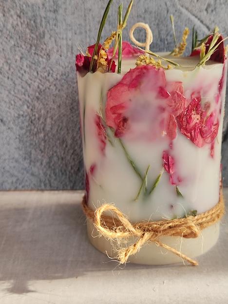 Ароматическая ботаническая свеча 7 см ОПТ фото 4