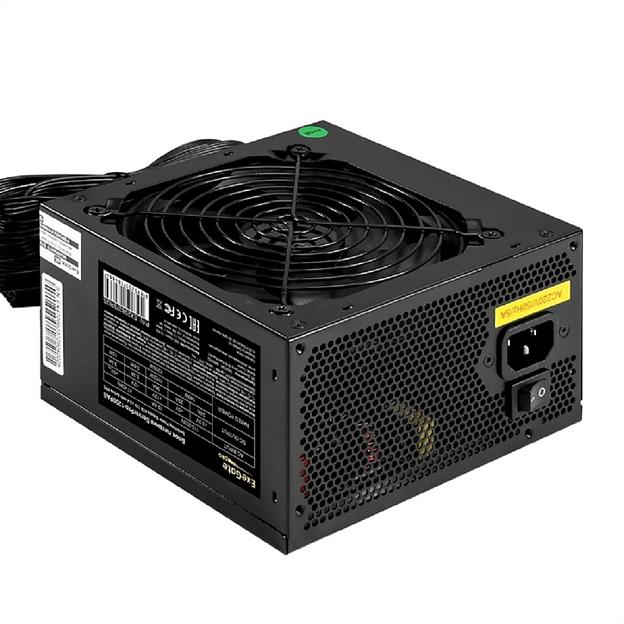Exegate EX298378RUS Серверный БП 1200W ExeGate ServerPRO-1200PAS (ATX, APFC, КПД 82% (80 PLUS), 12cm fan, 24pin, 2(4+4)pin, 6xPCI-E, 8xSATA, 4xIDE, Cable Management, black) фото 1
