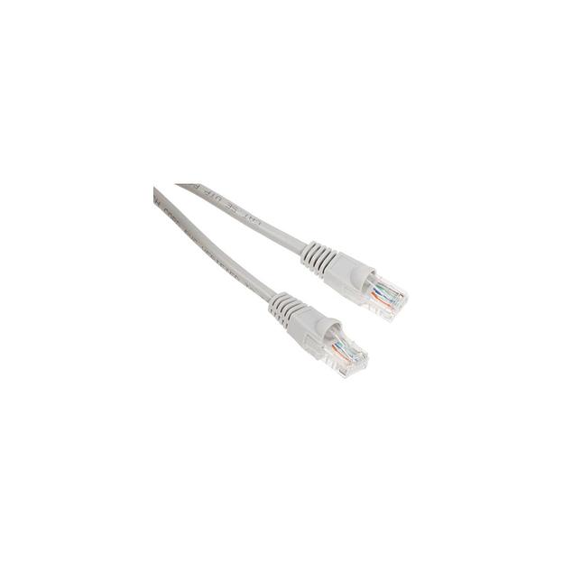 Патч-корд Buro UTP-5E-7M-G литой (molded), UTP, кат.5E, 7м, 4 пары, 26AWG, алюминий омедненный, многожильный, серый фото 1