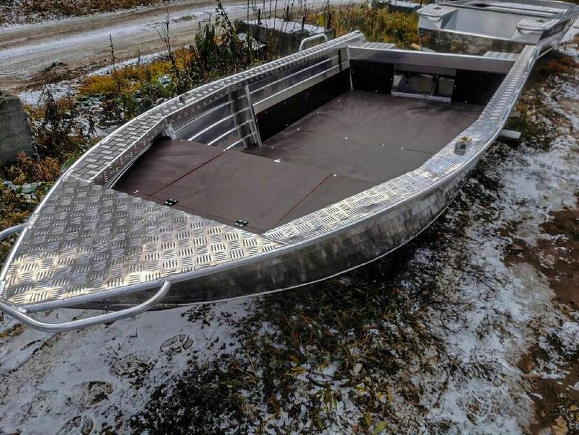 Алюминиевая лодка Тактика 430 РМ, 420*160*70 мм фото 4