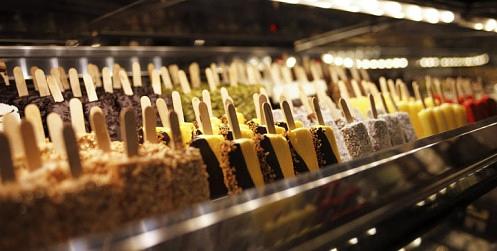 Мороженое эскимо Мороженофф «Ванильное в апельсиновой глазури» 70 г ОПТ фото 2