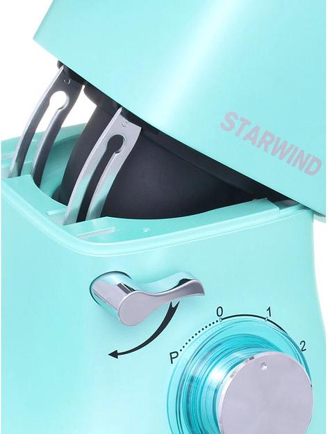 Миксер планетарный Starwind SPM7169 1900Вт бирюзовый фото 10