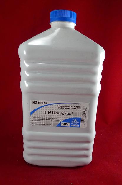 Тонер для картриджей Universal Q2612A/X,C7115A/X,Q5949A/X,Q7553A/X,CE505A/X,CF280A/X (фл. 1кг) B&W Standart фас.Россия фото 1