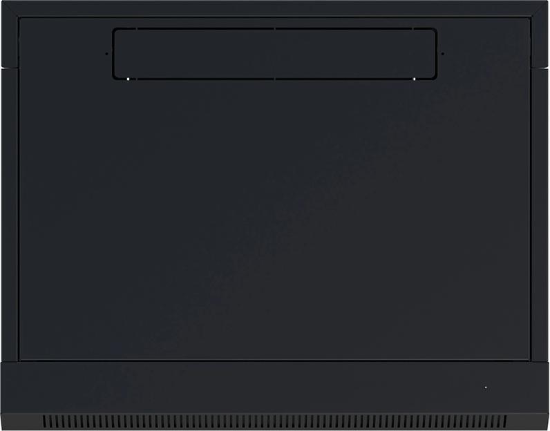 Шкаф коммутационный NTSS (NTSS-W9U6060GS-BL) настенный 9U 570x600мм пер.дв.стекл 60кг черный 22кг фото 5