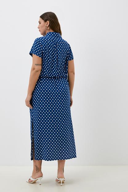 Платье Salma/синий горох фото 3