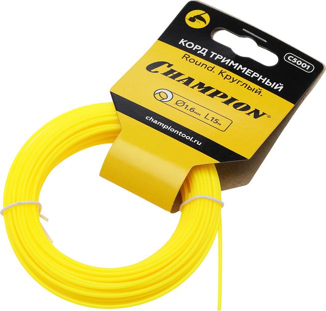 Леска для садовых триммеров Champion C5001 d=1.6мм L=15м фото 1