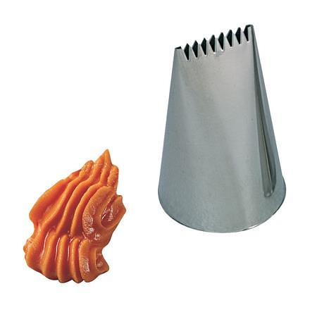 Насадка кондитер. "Пила" d=30/17*1 мм. h=52 мм. нерж. /1/ фото 1